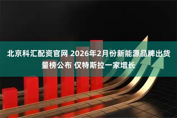 北京科汇配资官网 2026年2月份新能源品牌出货量榜公布 仅特斯拉一家增长
